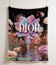 Dior Throw Blankets